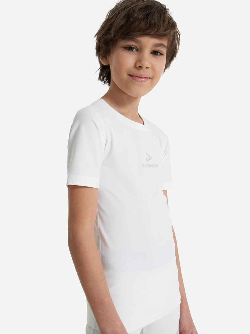 Футболка компрессионная для мальчиков Demix Белый 359₽