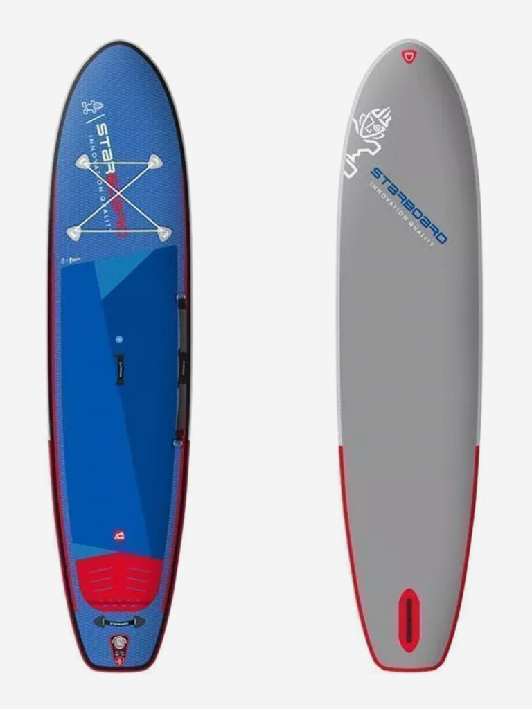 Сапборд надувной двухслойный Starboard iGO Deluxe Dc 11.2х31+х6, 340x79x15 см