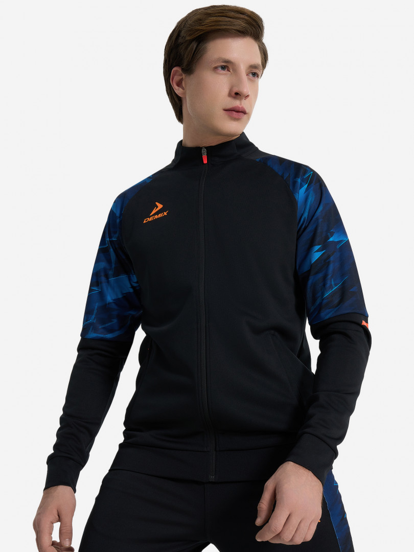 фото Джемпер футбольный мужской demix playmaker, черный