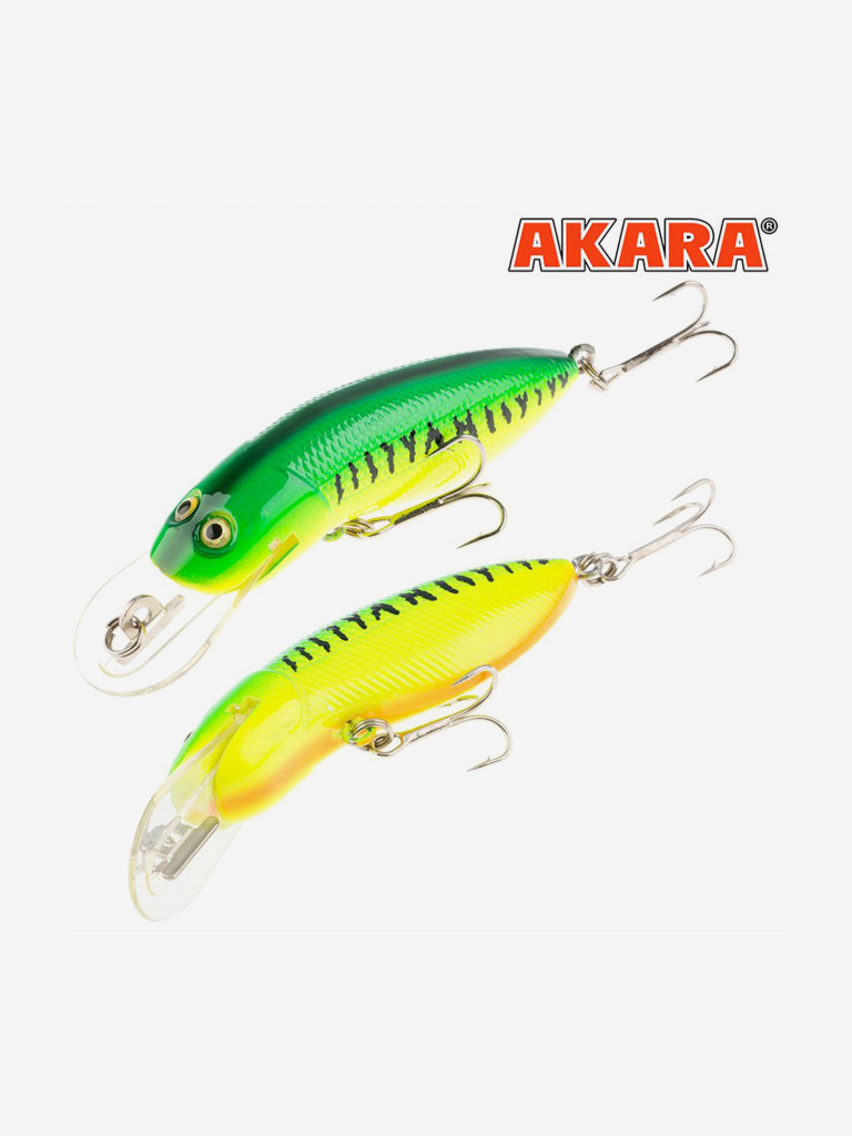 Набор спиннинговых приманок Akara Fish Hunter (воблеры, блесна-колебалка)