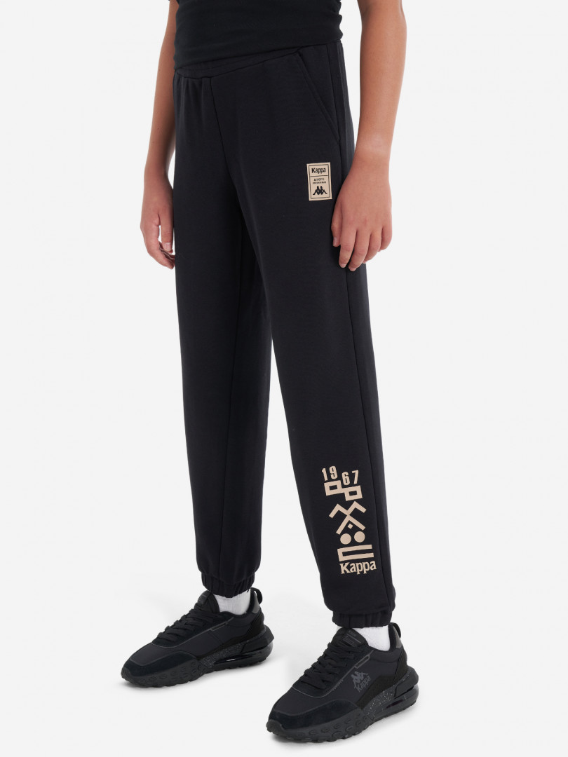 фото Брюки для мальчиков kappa, черный