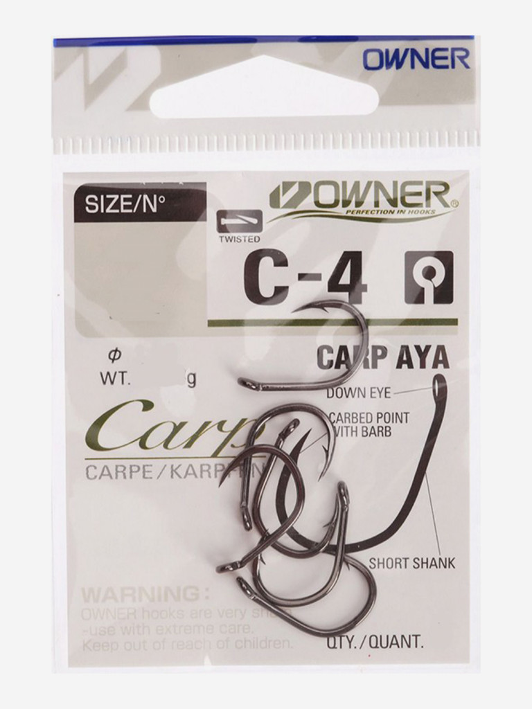 Крючок OWNER Carp Aya BC №1 5шт