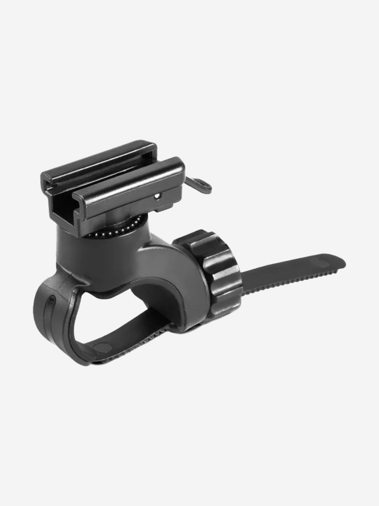 Крепление для велофонаря на руль универсальное GACIRON H07P, цвет черный, диаметр до 35 мм