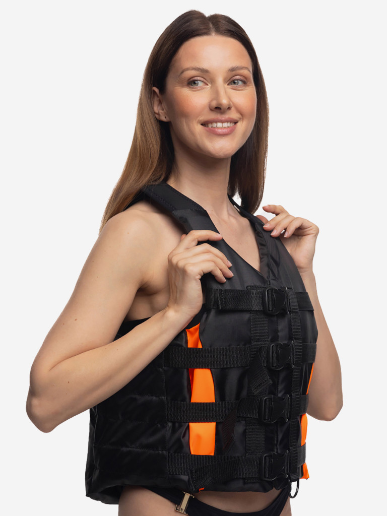 Спасательный жилет оранжевый hikeXp Universal Black\Orange