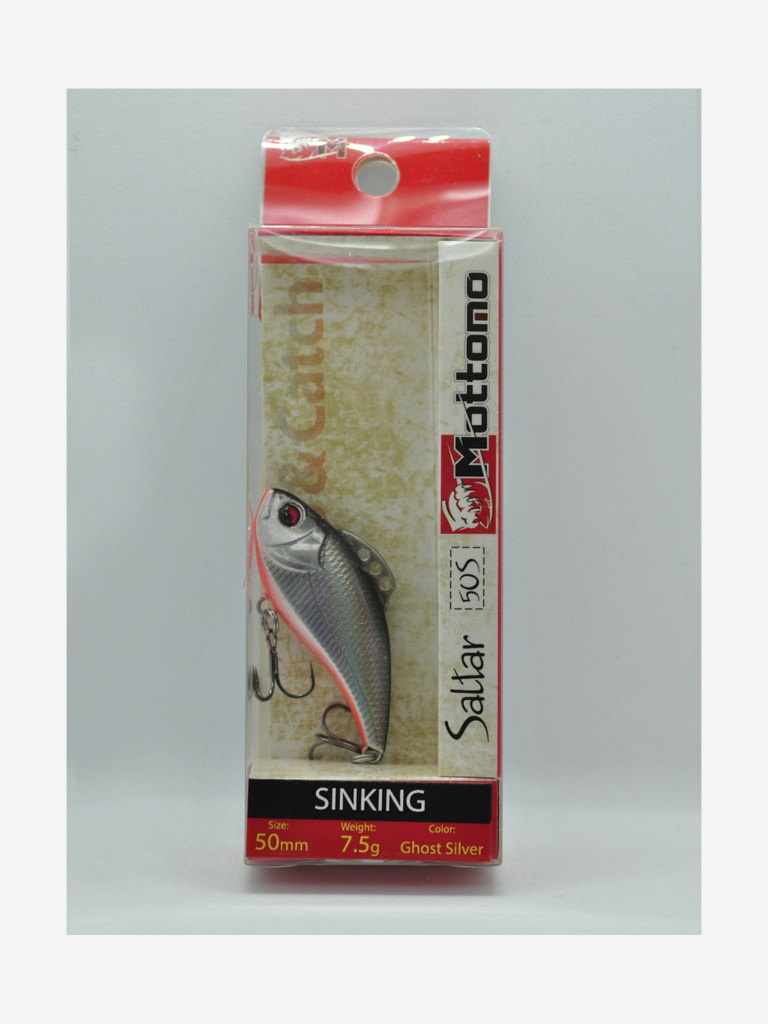 Воблер Mottomo Saltar 50S 7.5g Ghost Silver