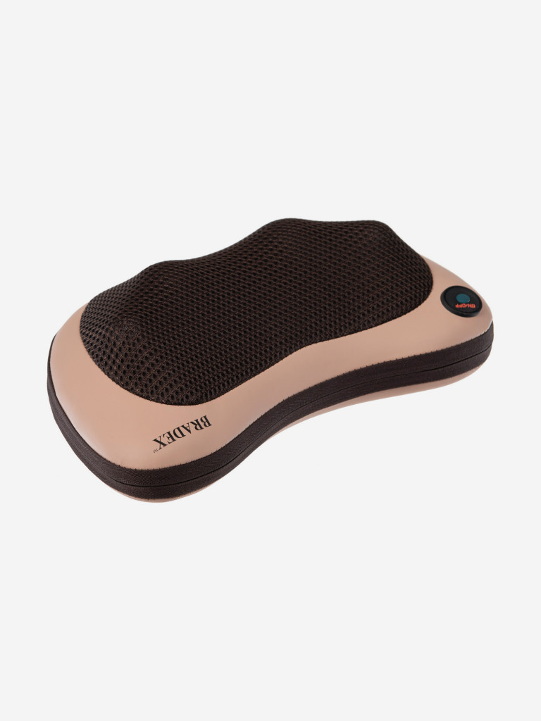 Массажная подушка с подогревом и разминающим массажем Шиацу Bradex