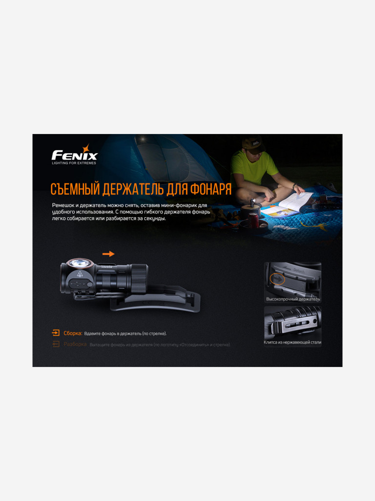Налобный фонарь Fenix HM50R V2.0, HM50RV20