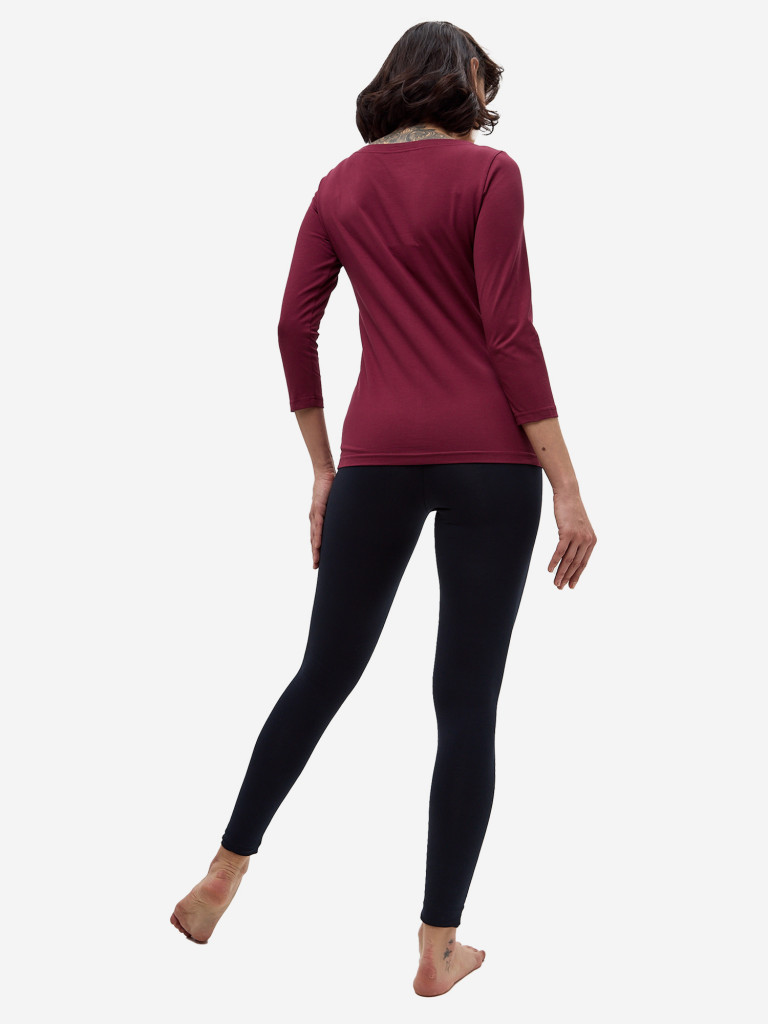 Лонгслив бордовый женский ANGAMI