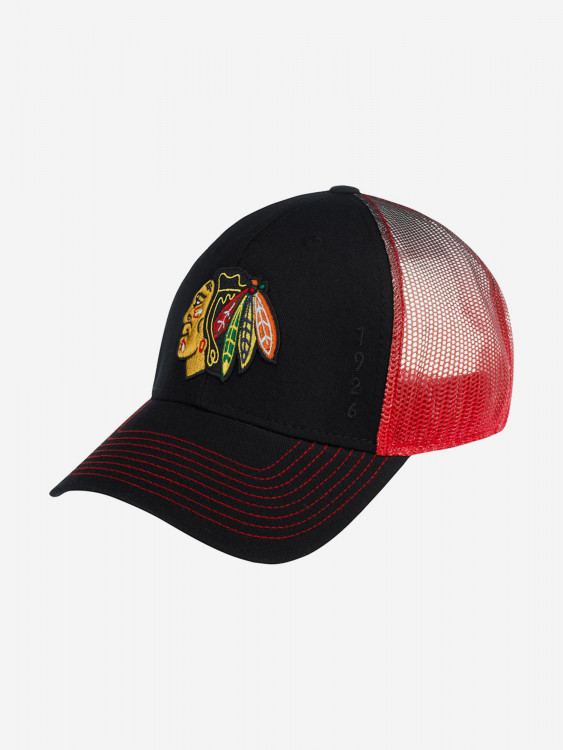 Бейсболка с сеточкой AMERICAN NEEDLE 44612A-CBH Chicago Blackhawks Cross Fade NHL