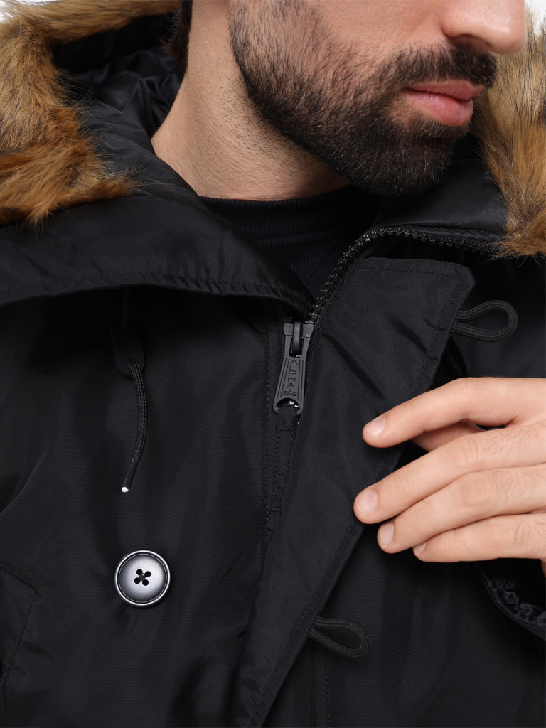 Парка зимняя мужская N-3B Logo Oxford Alpha Industries