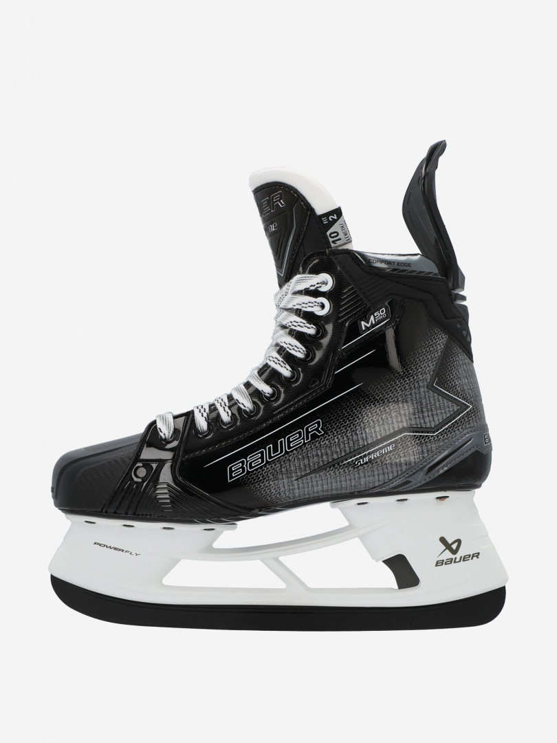 Коньки хоккейные Bauer Supreme M50 PRO SR FIT2 с лезвиями FLY-TI,