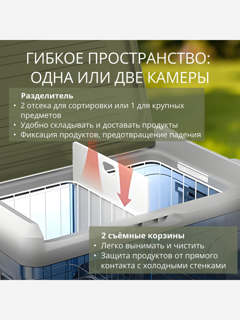 Компрессорный автохолодильник TESLER CCF-3501, 35л