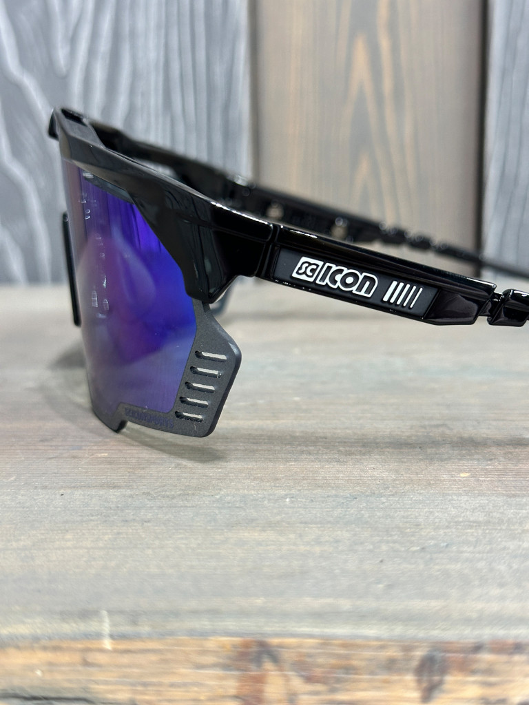 Очки спортивные Scicon AeroShade Kunken оправа Black Gloss линза SCNPP Multimirror Blue