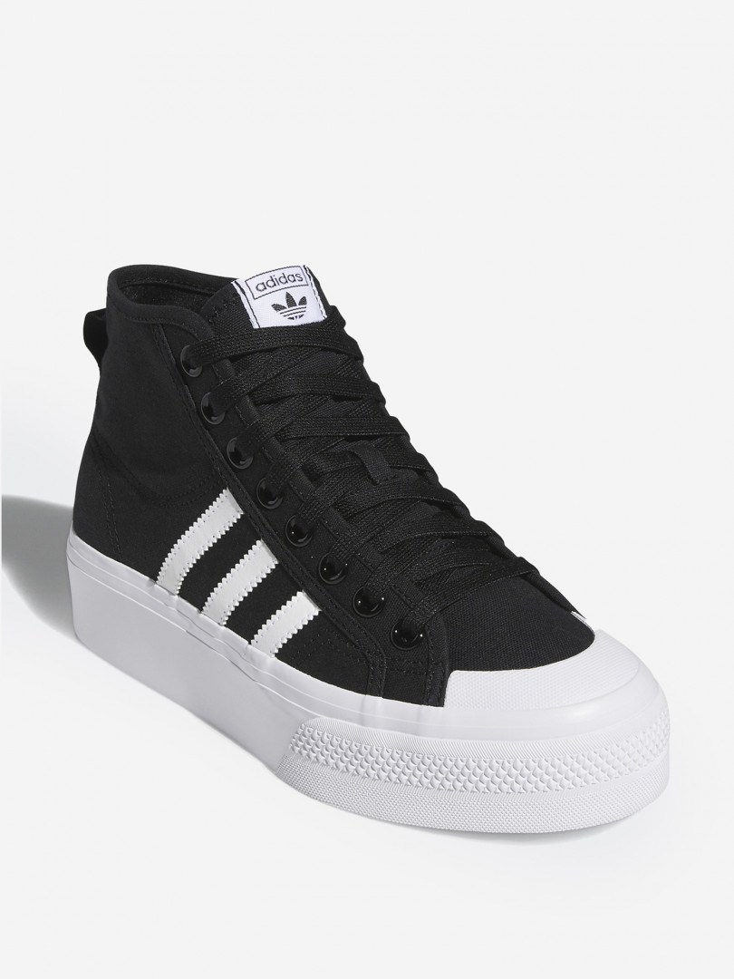 Кеды женские adidas Nizza Platform Mid 30087750299 Черный, размер 39, фото 2