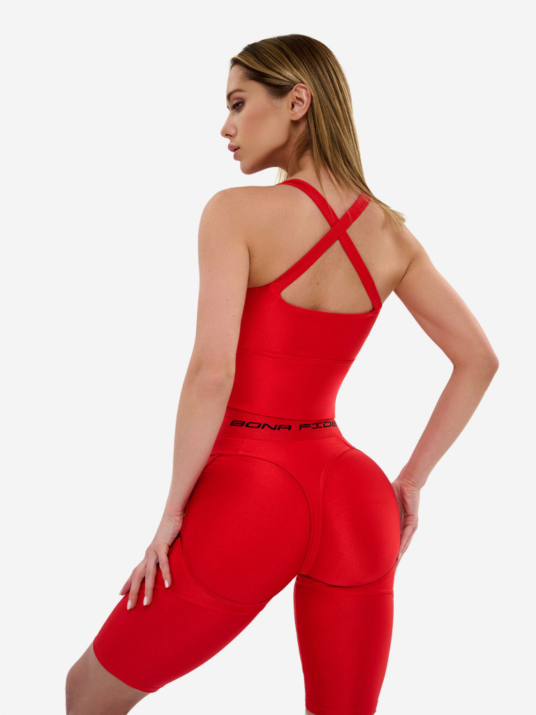 Велосипедки женские Bona Fide: Bona Cycling Extra Sex-Push Up "Juicy Red"