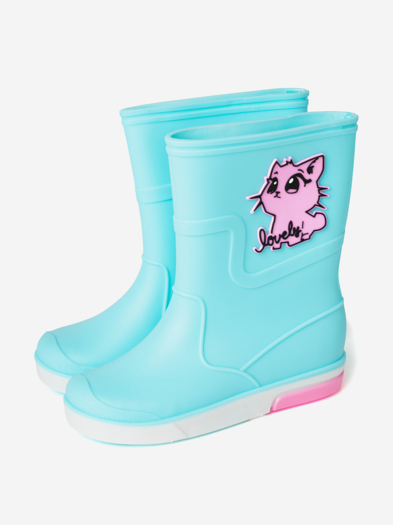 Сапоги резиновые для девочек PlayToday