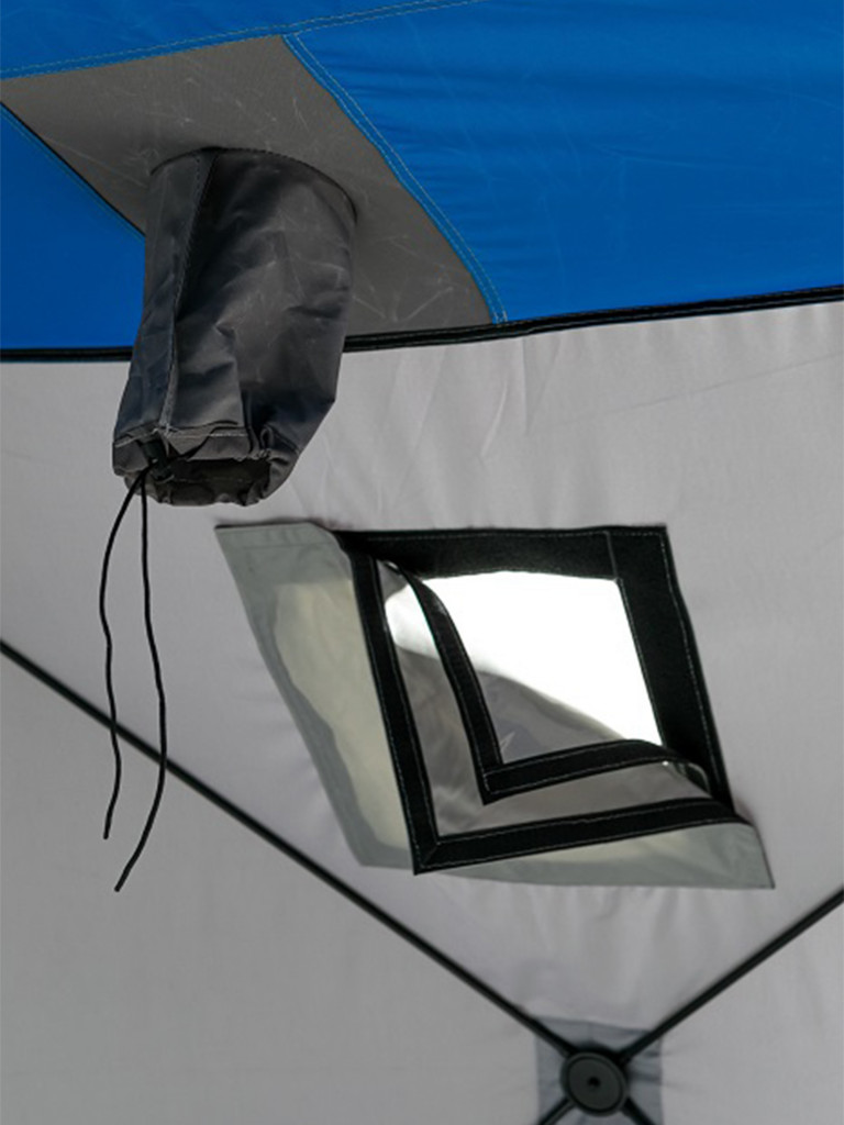 Палатка зимняя куб SIWEIDA SNOW трехслойная 220х220х210