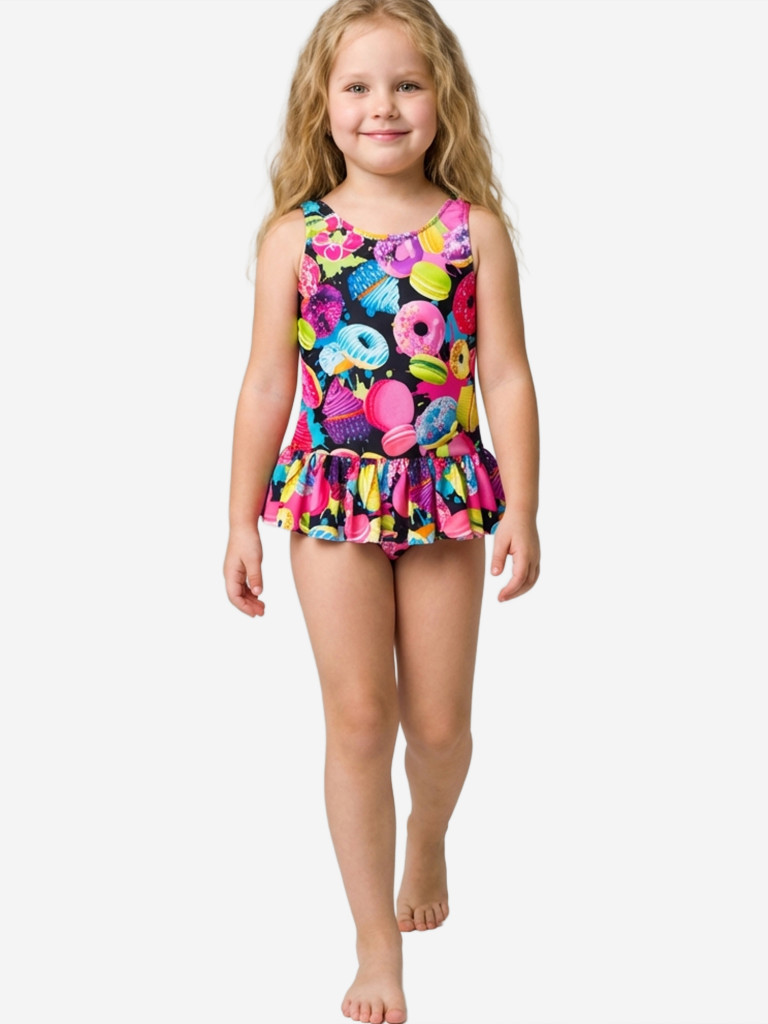 Купальник слитный для девочек PlayToday