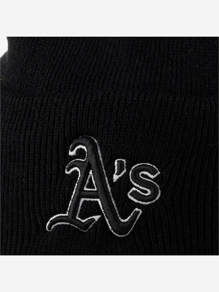 Шапка с отворотом 47 BRAND B-HYMKR18ACE Oakland Athletics MLB (черный)