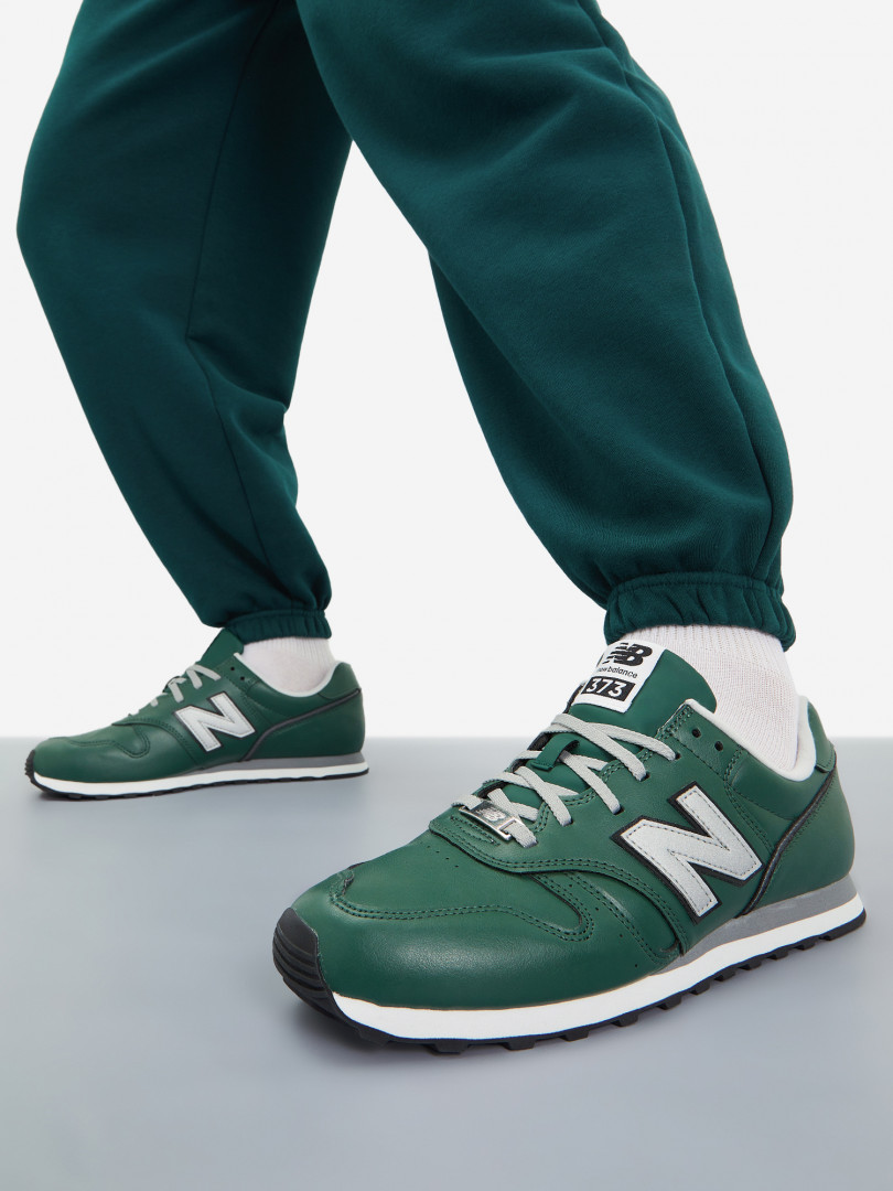 фото Кроссовки мужские new balance 373, зеленый