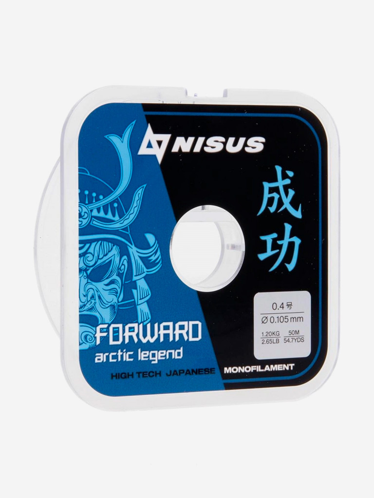 Леска для рыбалки Nisus FORWARD ARCTIC LEGEND Nylon 0,105мм, 50м, 1,2кг, прозрачный