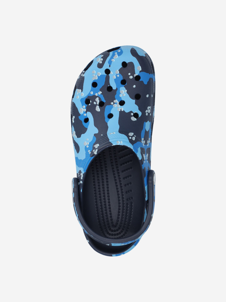 Сабо Crocs Classic Printed Camo Clog арт. 206454 синий цвет — купить за ...