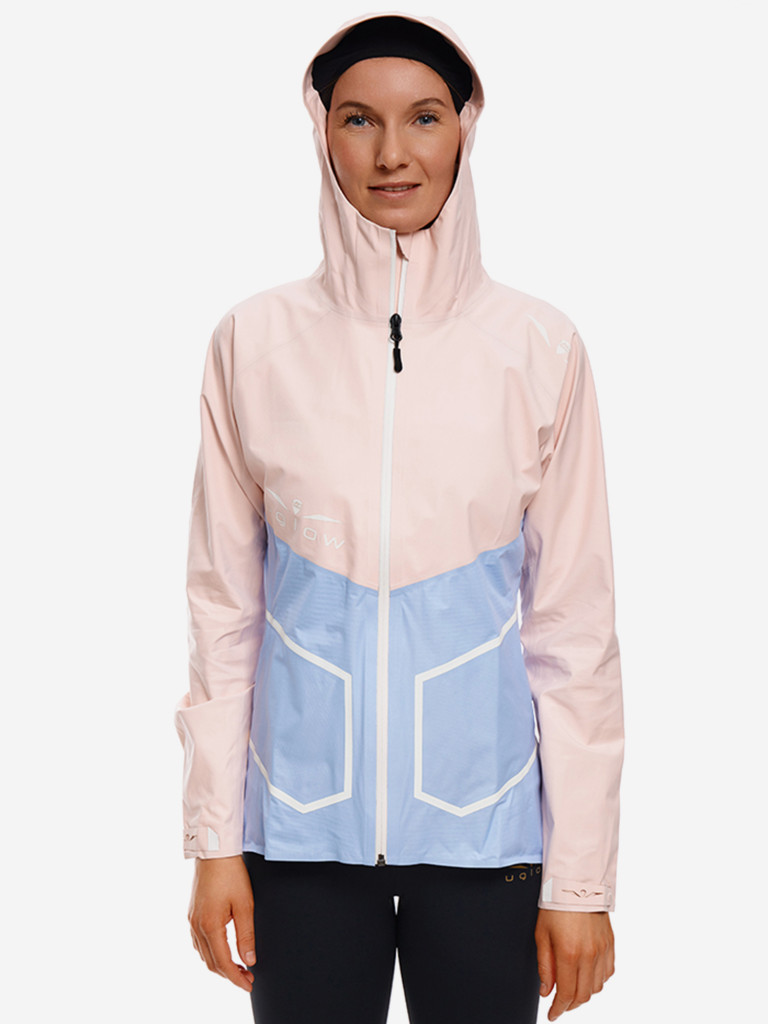 Куртка мембранная женская UGLOW, розовый синий