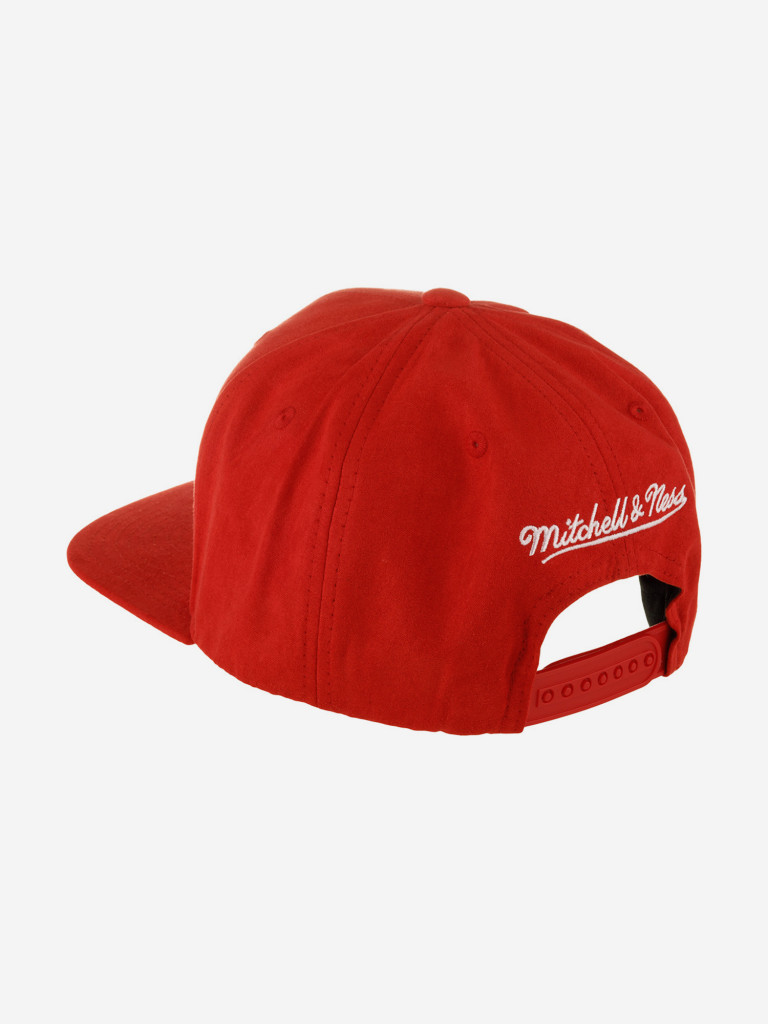 Бейсболка с прямым козырьком MITCHELL NESS HHSS7359-CBUYYPPPRED1 Chicago Bulls NBA (красный)