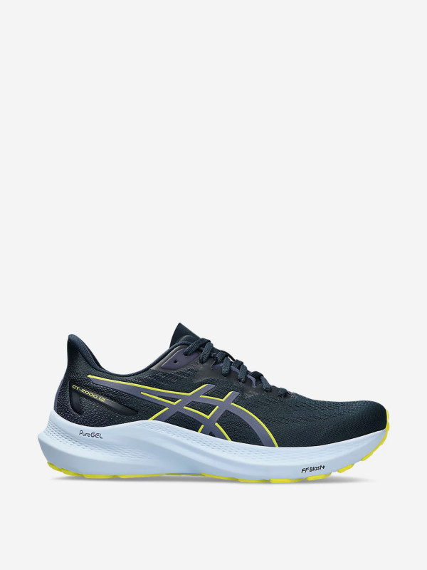 Кроссовки мужские ASICS GT-2000 12 арт. 1011B691 синий/желтый цвет — купить за 25799 руб., отзывы в интернет-магазине Спортмастер