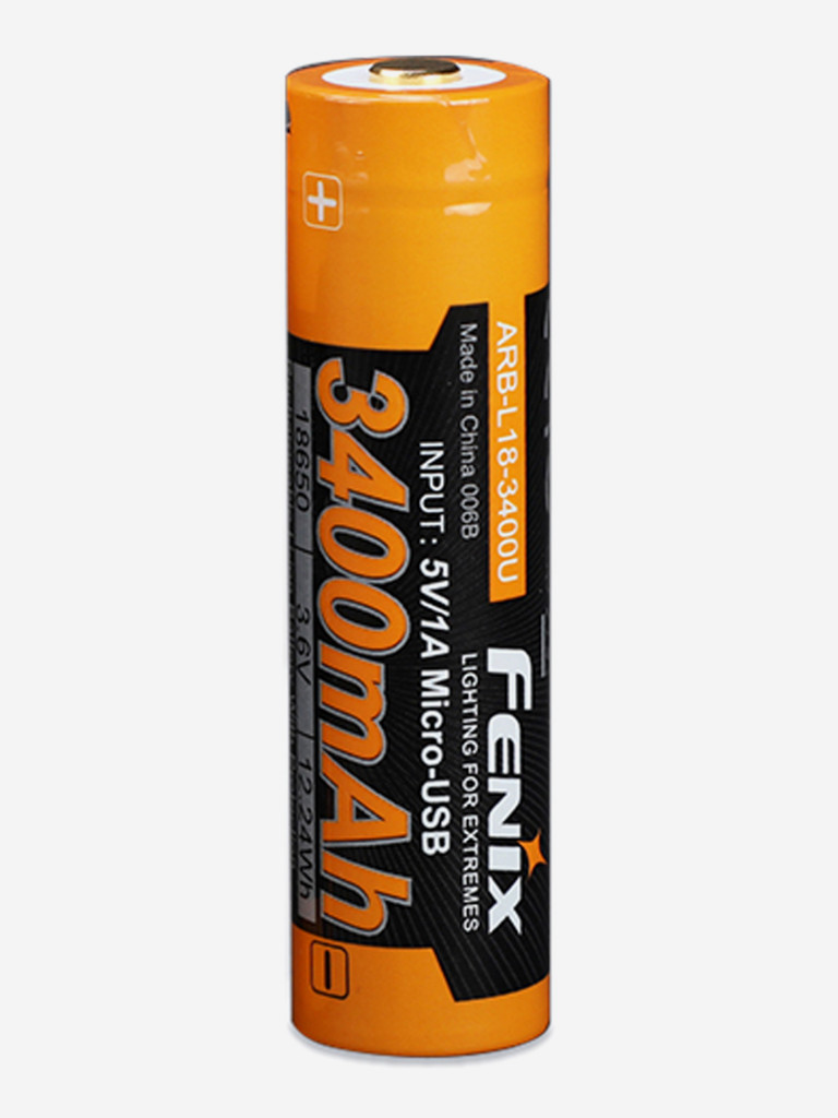 Аккумулятор 18650 Fenix, 3400 mAh