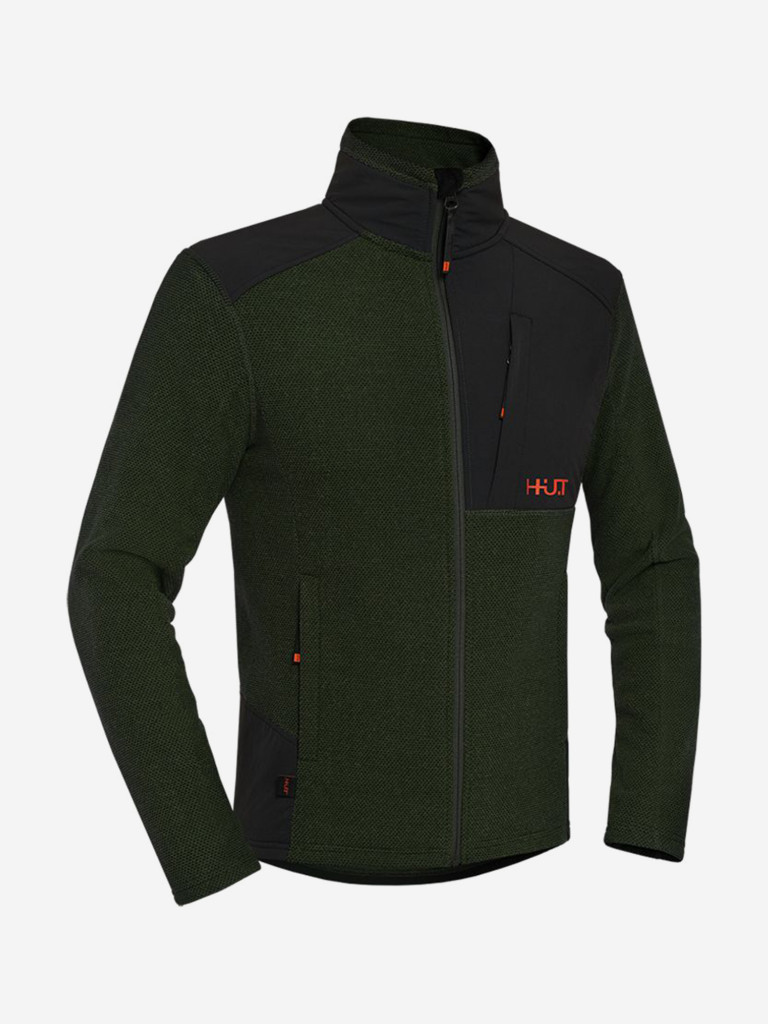 Кофта для охоты и рыбалки мужская на молнии HUT URMAN флисовая
