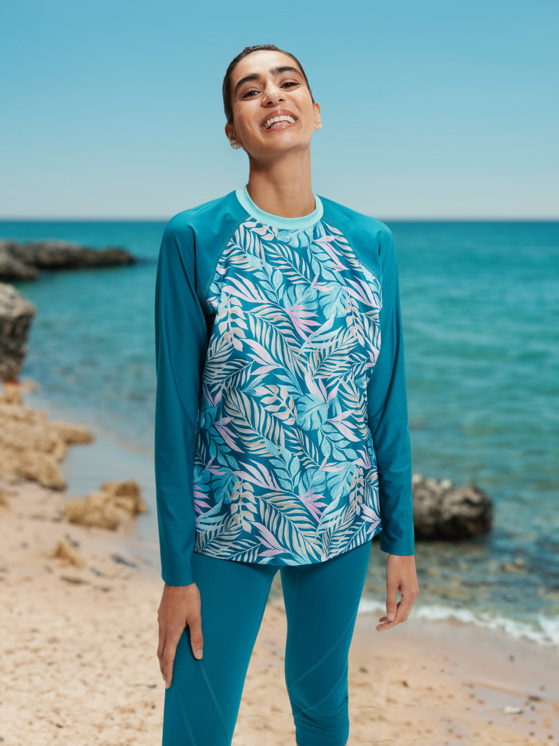 

Рашгард женский Speedo, Зеленый