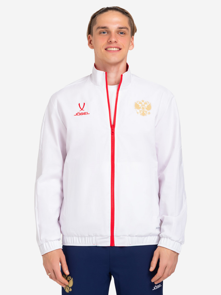 Куртка спортивная Jogel NATIONAL ANTHEM PerFormDRY Jacket, цвет красный-белый