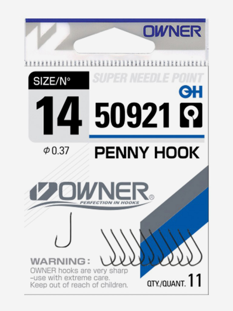 Крючок OWNER Penny Hook BC №8 10шт