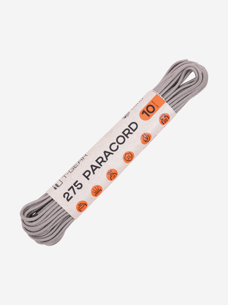 Паракорд 275 T-Gear x CORD nylon 10м (Grey)