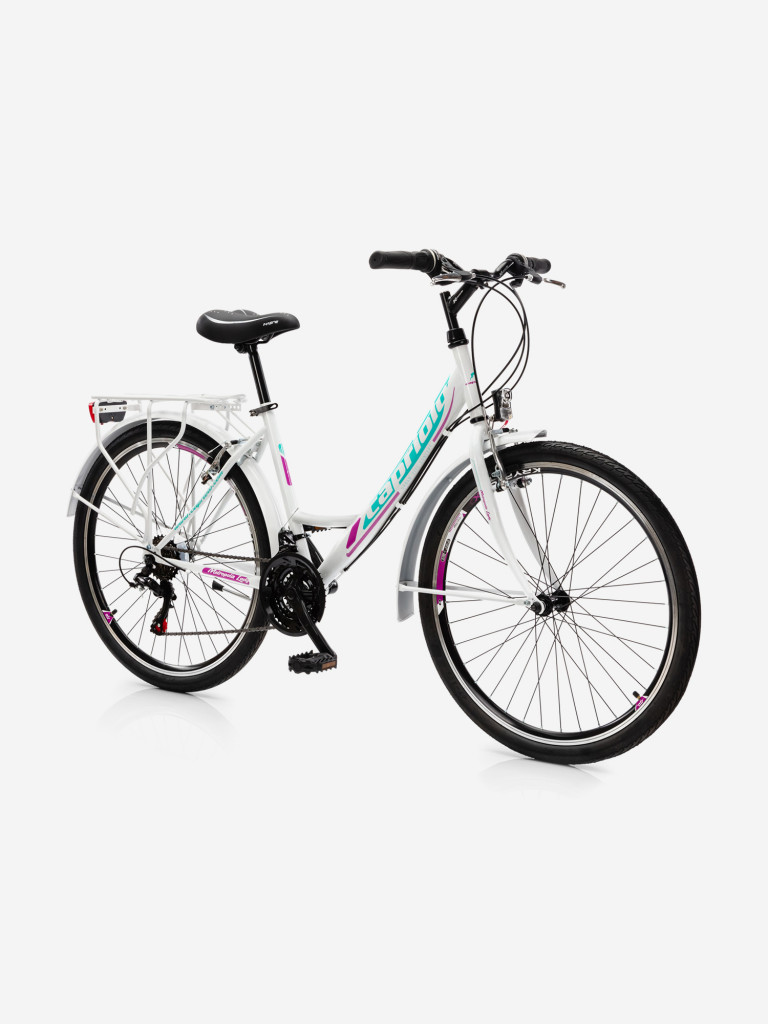 Велосипед CAPRIOLO TOURING METROPOLIS LADY (3 X 6), рама сталь 19'', колёса 26'' (белый)