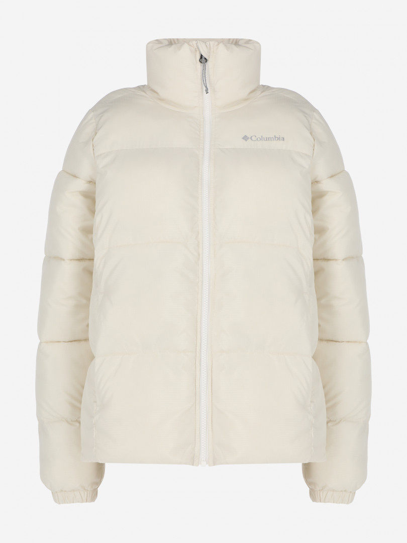 фото Куртка утепленная женская columbia puffect jacket, бежевый