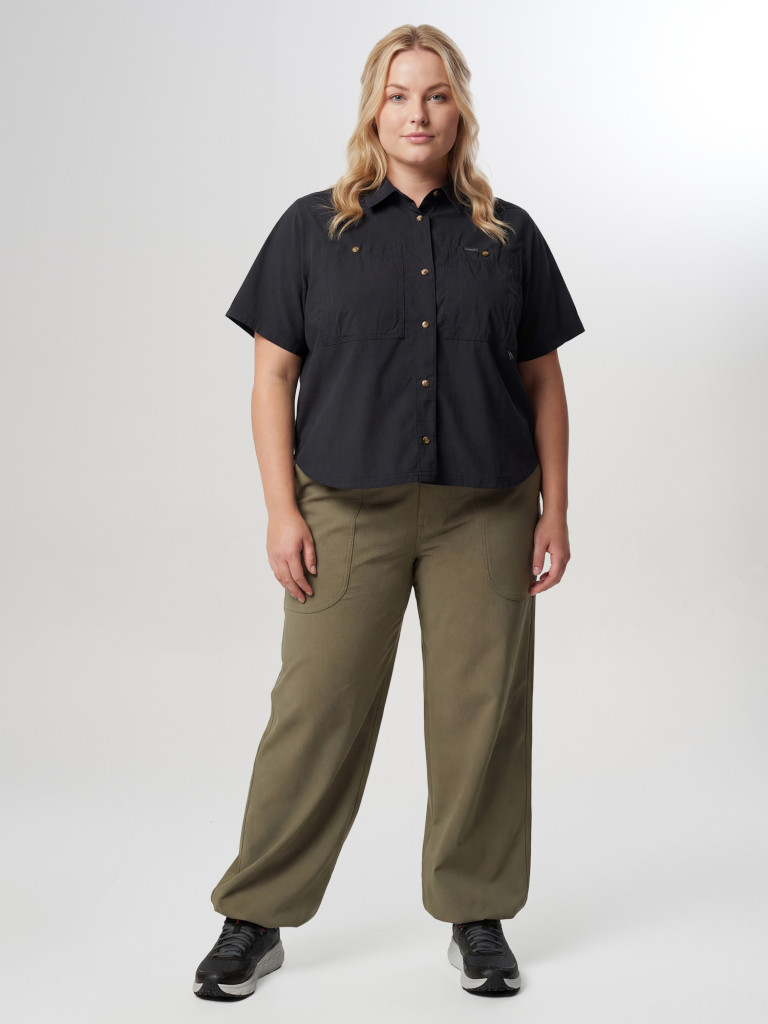 Рубашка с коротким рукавом женская Columbia Brea Falls Woven SS, Plus Size