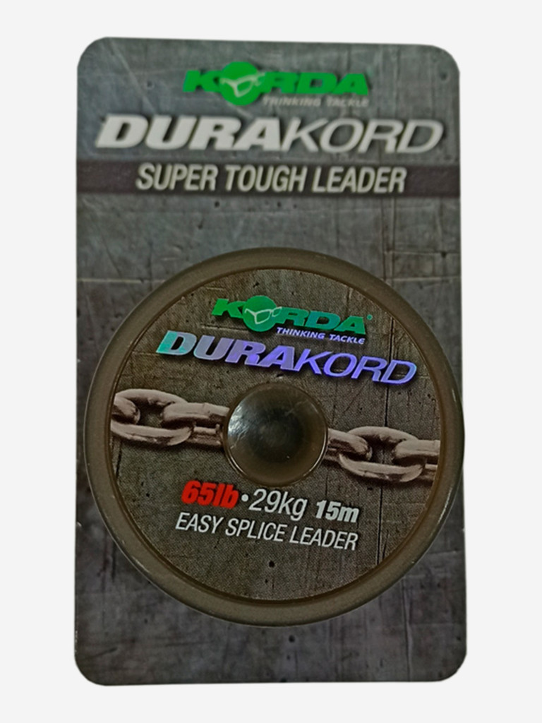 Шок-лидер KORDA Dura Kord Dyneema Spliceable Leader 65lb 15м