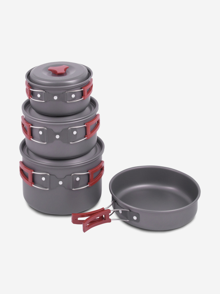 Набор посуды, 3 кастрюли, 1 сковородка, 4-5 персон BRS-155