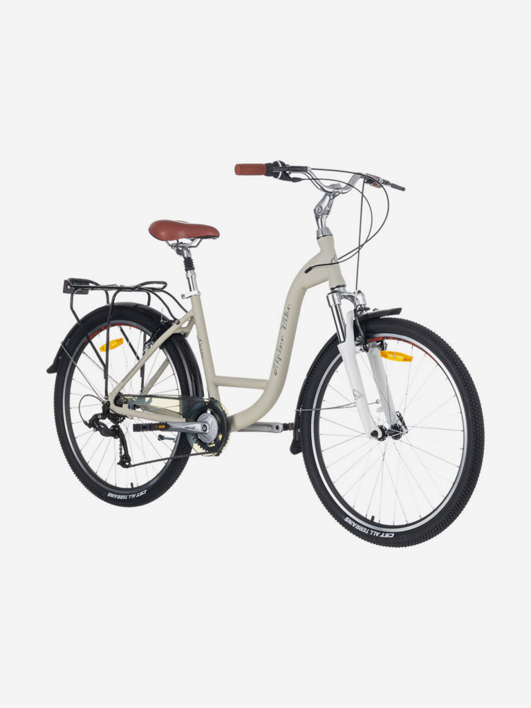 Велосипед Alpinebike Costa, М, 26", городской, 7 скоростей, белый