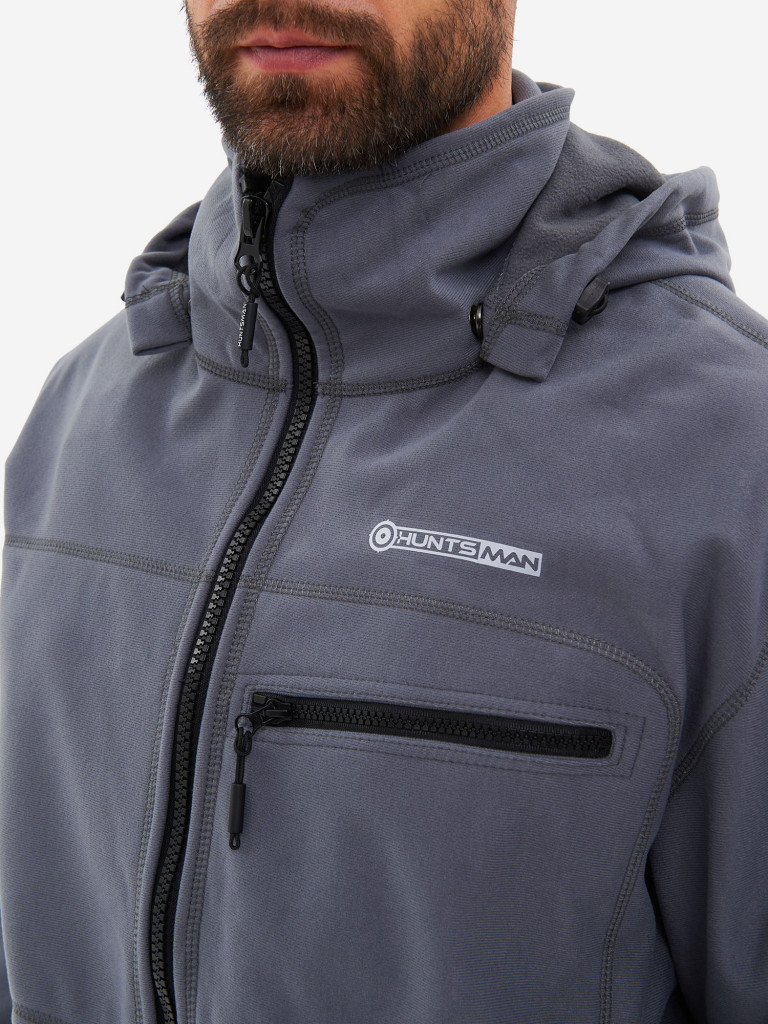 Костюм мужской демисезонный Huntsman Никс Люкс, ткань Alova Windblock