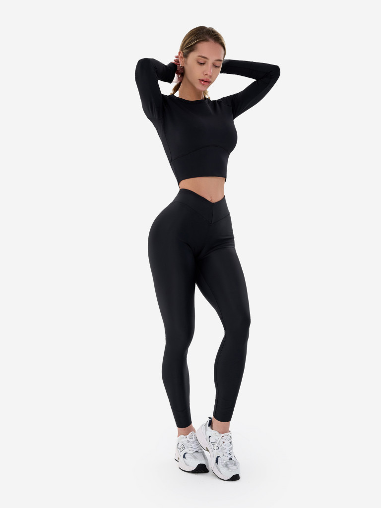 Рашгард женский Bona Fashion Activity Rash "Black"