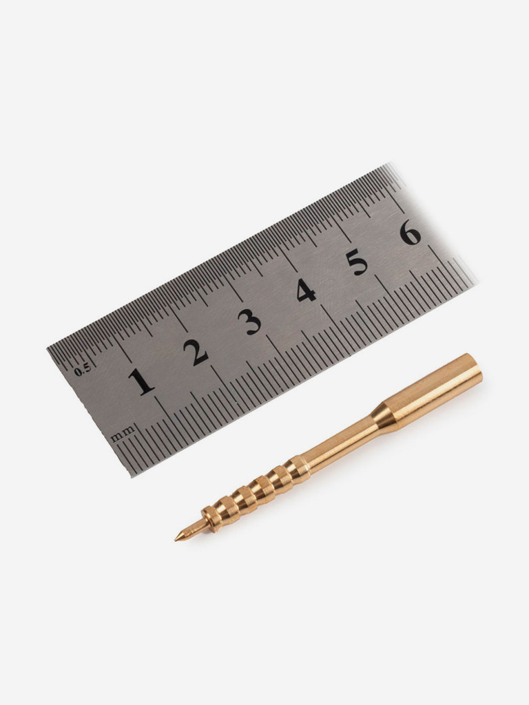 Вишер ЧИСТОGUN d4,2мм, латунь, резьба "мама", дюймовая, 8/36 для шомполов Dewey 22C