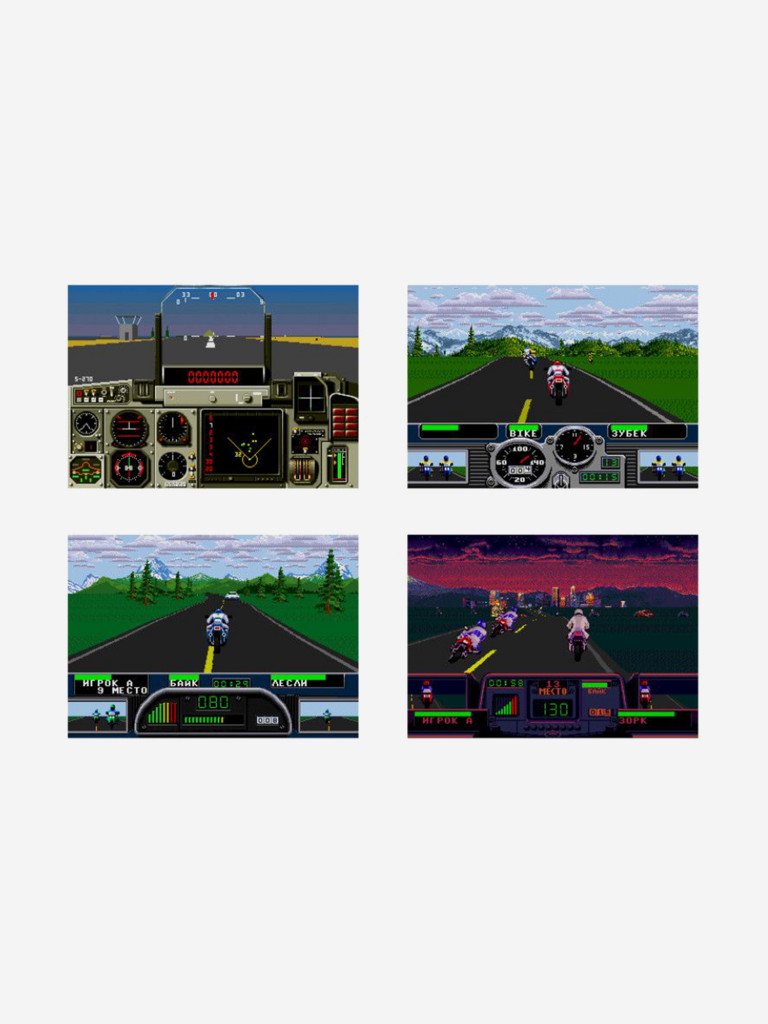 Картридж игровой DVTech 12 игр (на русском) 16bit