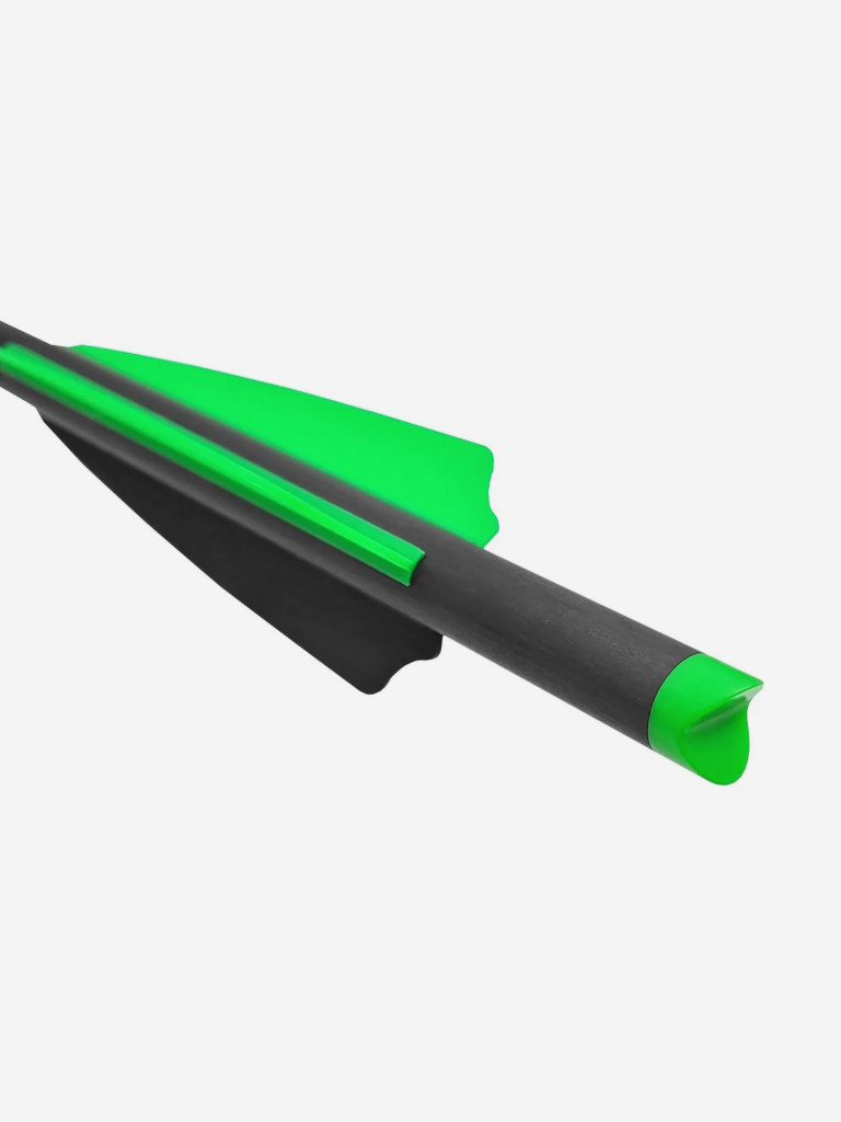 Стрела арбалетная карбоновая Centershot Toxic Carbon 20" Half Moon Nock