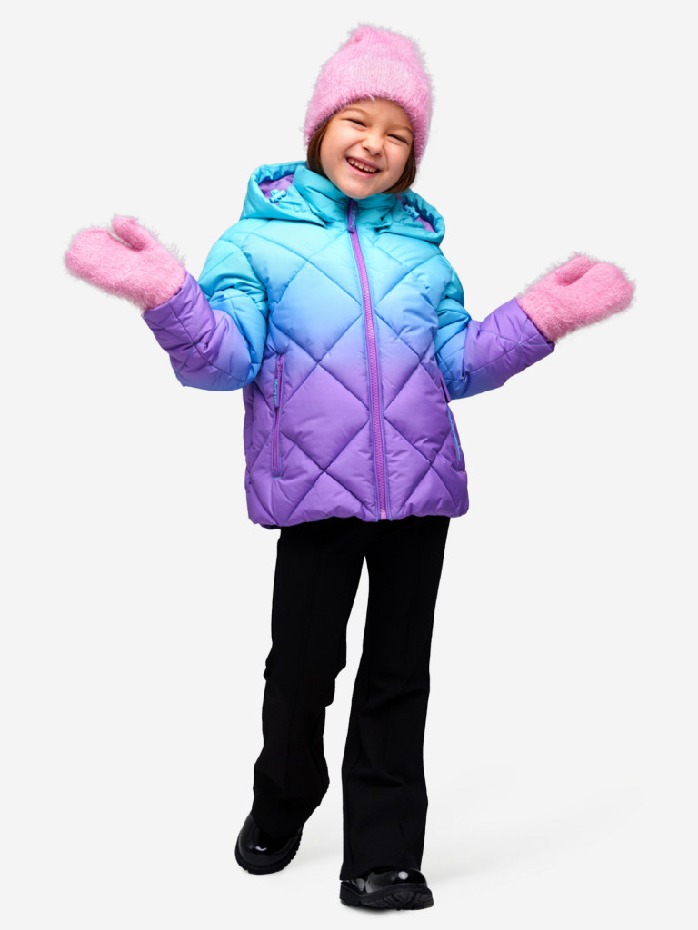 Комплект для девочки: шапка, варежки PlayToday