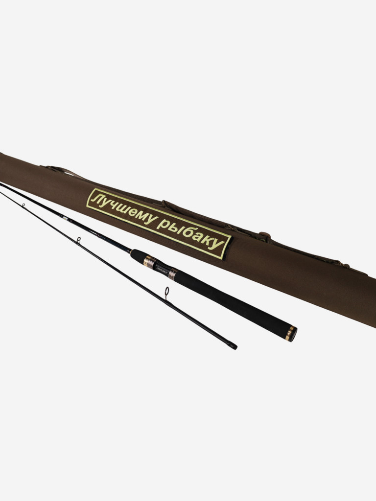 Тубус подарочный с удилищем №12 Т-75 без кармана, с надписью "Лучшему рыбаку"