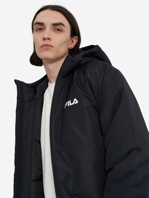 Куртка утепленная мужская FILA Essentials чёрный цвет — купить за 5699 руб., отзывы в интернет-магазине Спортмастер