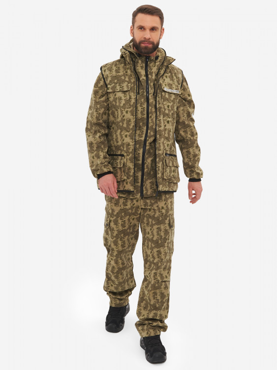 Костюм мужской Huntsman Тайга летний для охоты и рыбалки из ткани твил-пич